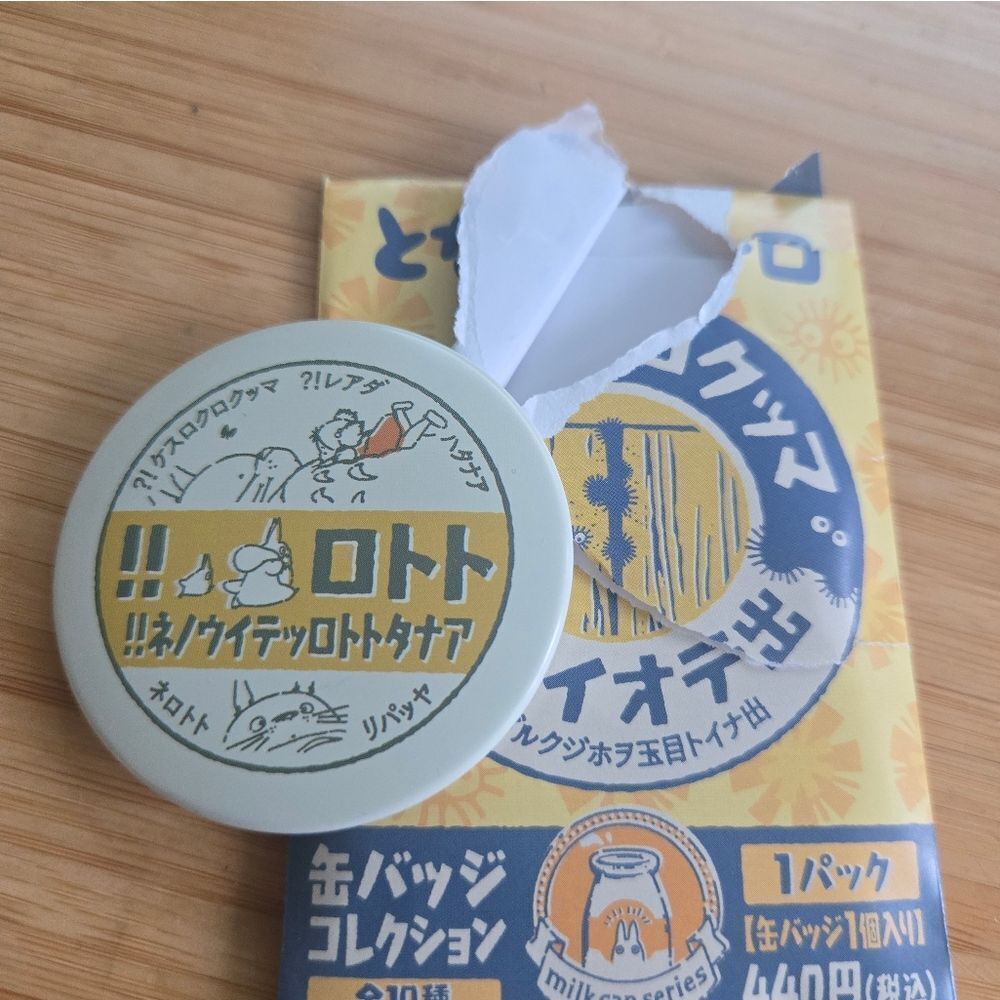 Studio Ghibli Totoro Tin Badge